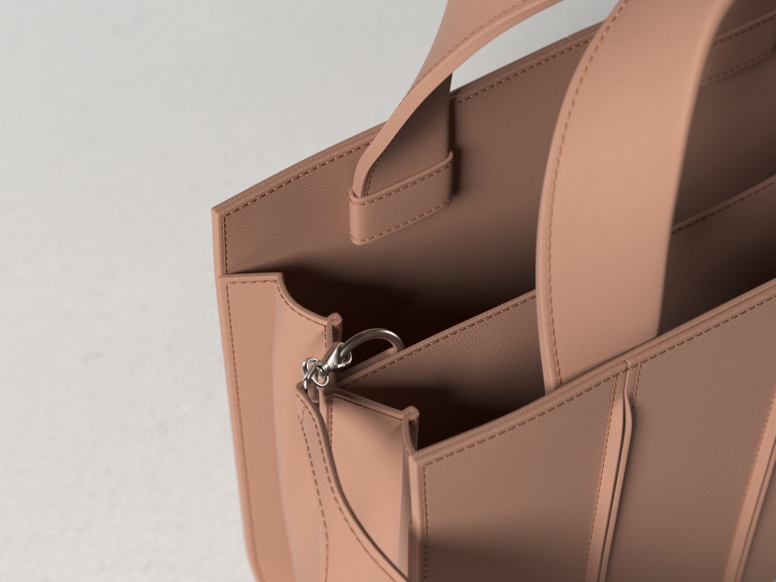 Small Whitney Bag 3D model_2