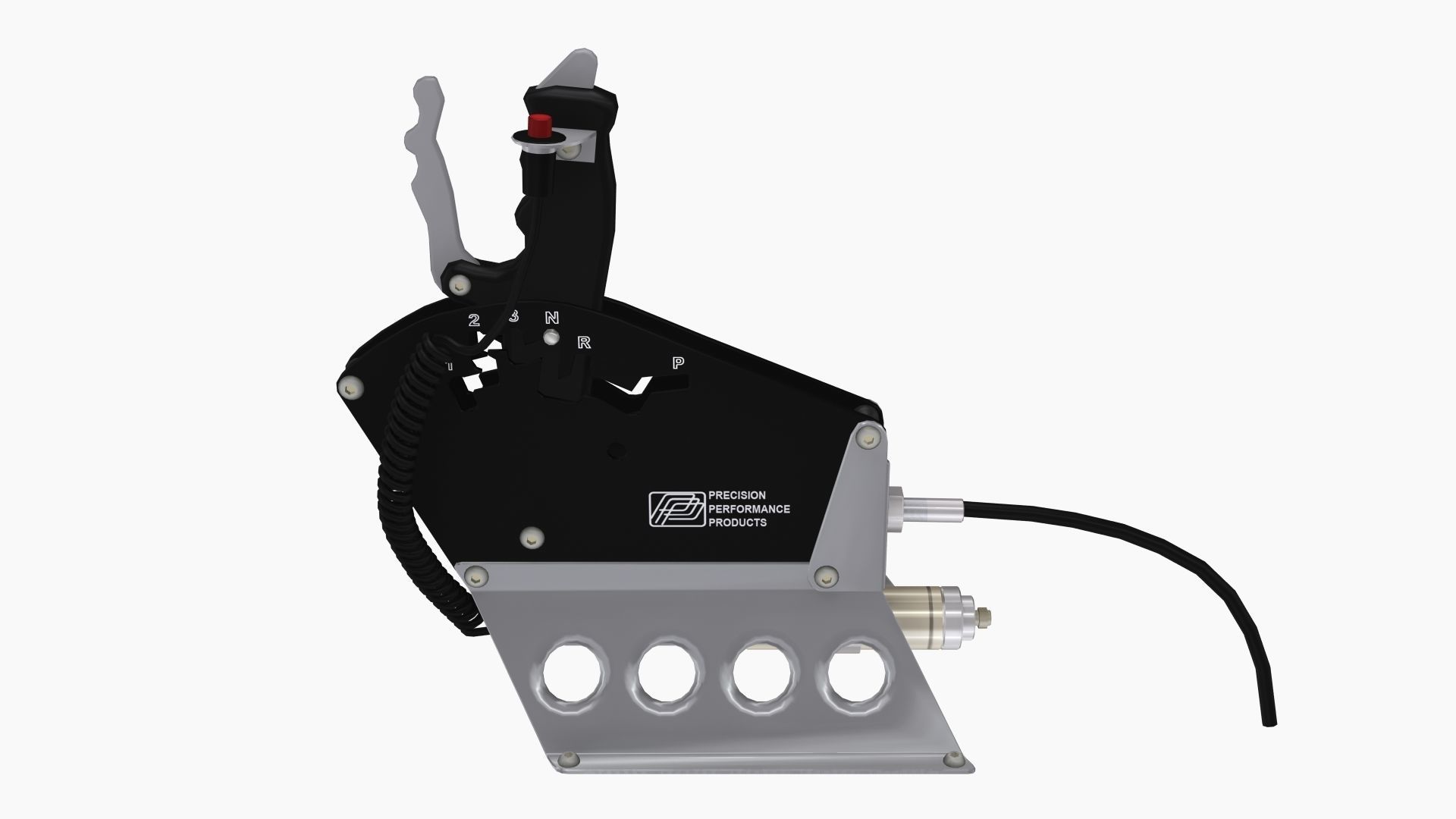 Precision Power Air shifter Low-poly 3D model_1