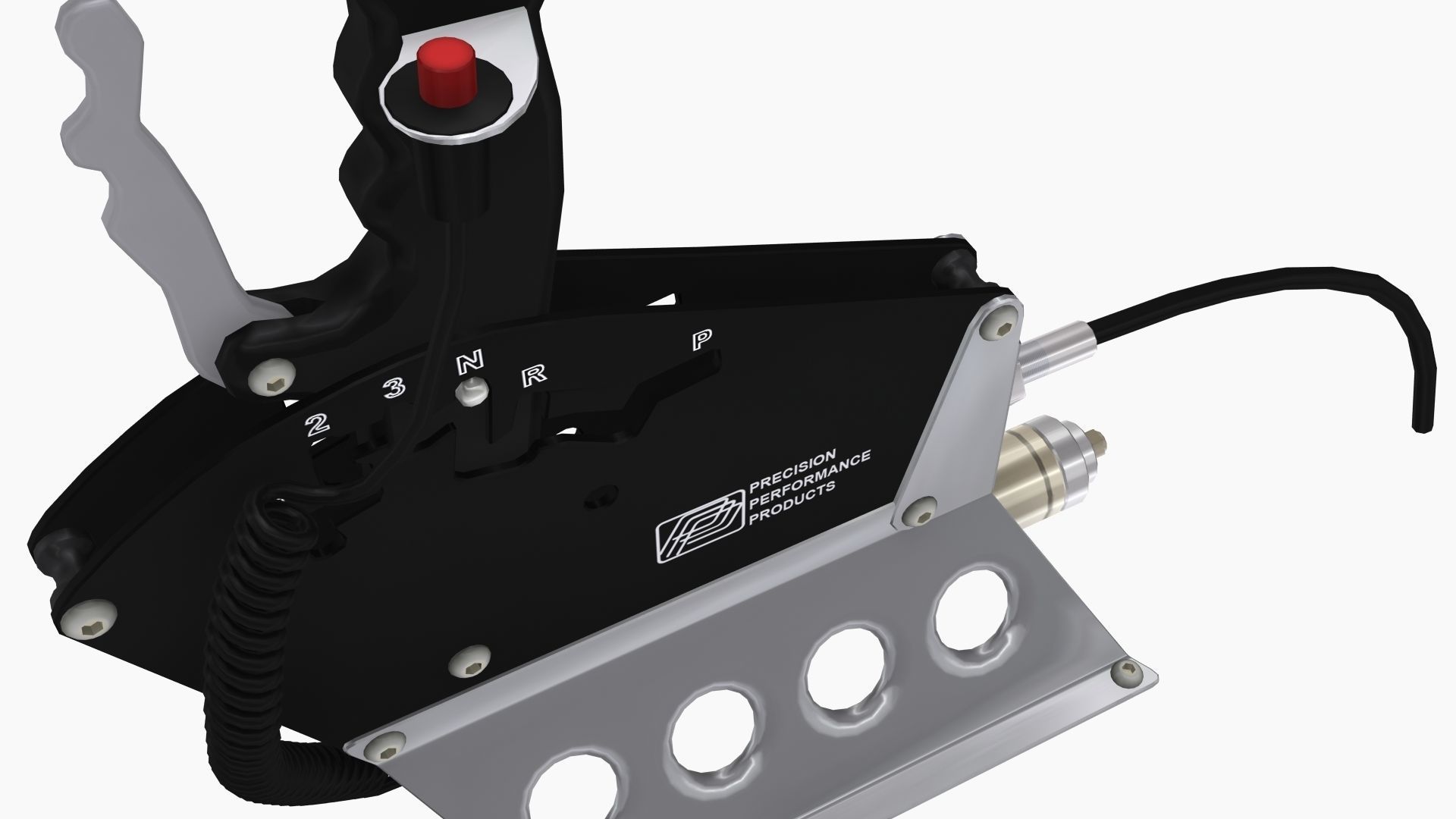 Precision Power Air shifter Low-poly 3D model_6