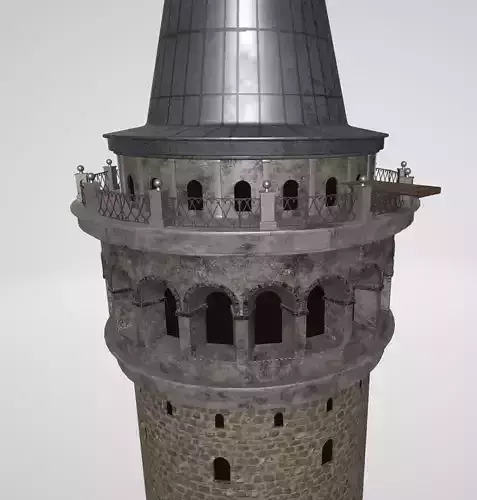 Galata Tower Historical Building