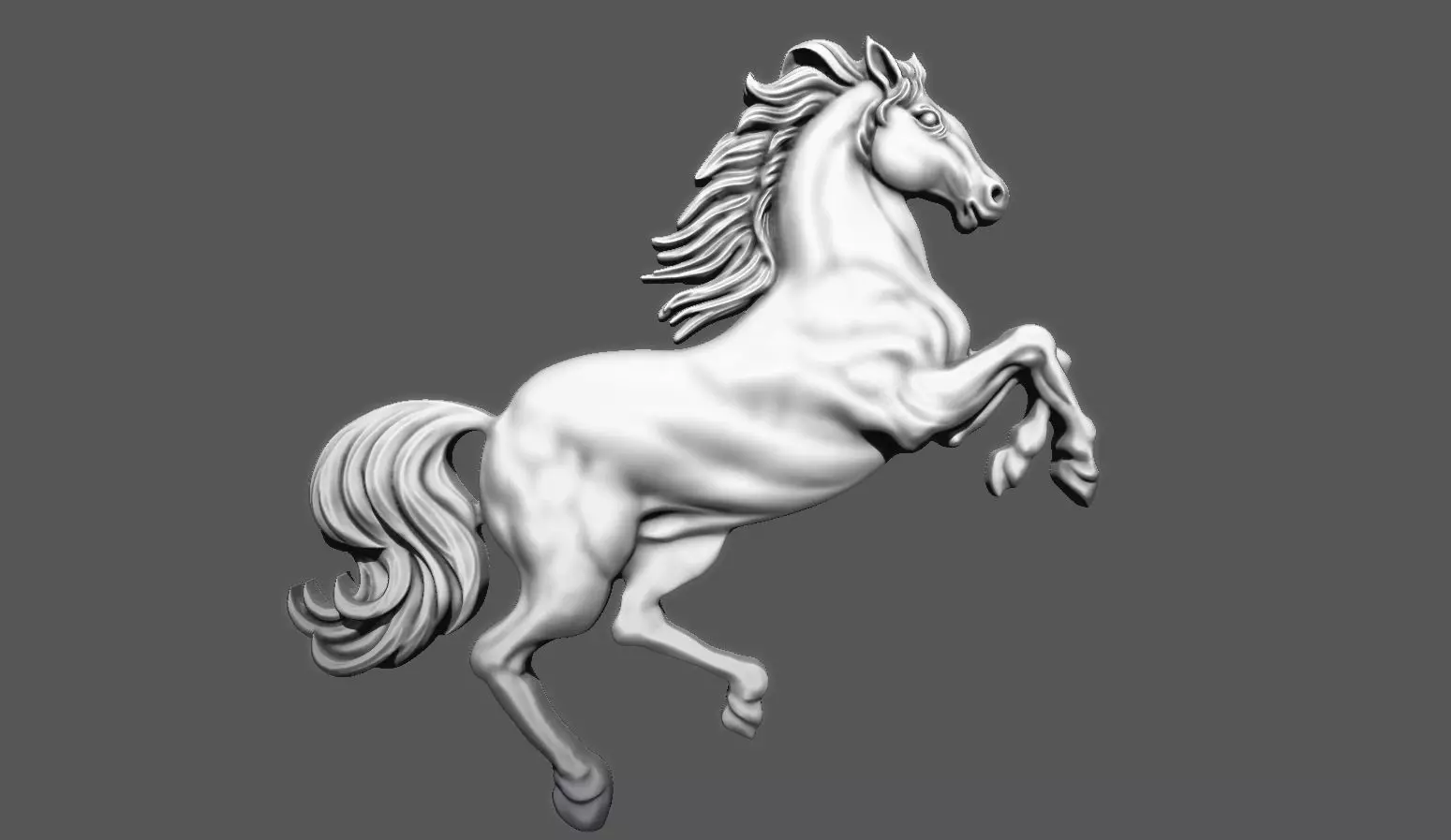 Horse Pendant  3D print model_0