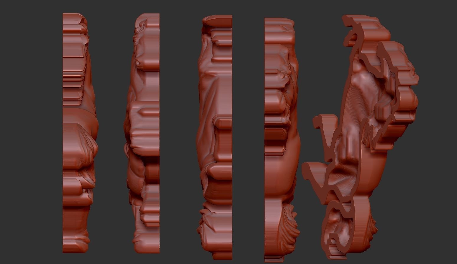 Horse Pendant  3D print model_9