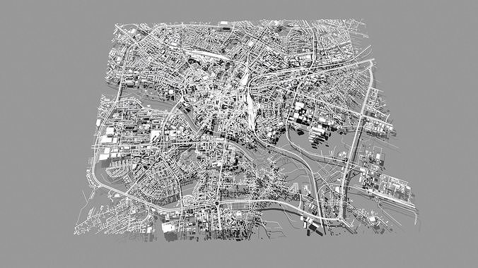 Cityscape Rzeszow Poland 3D model 5