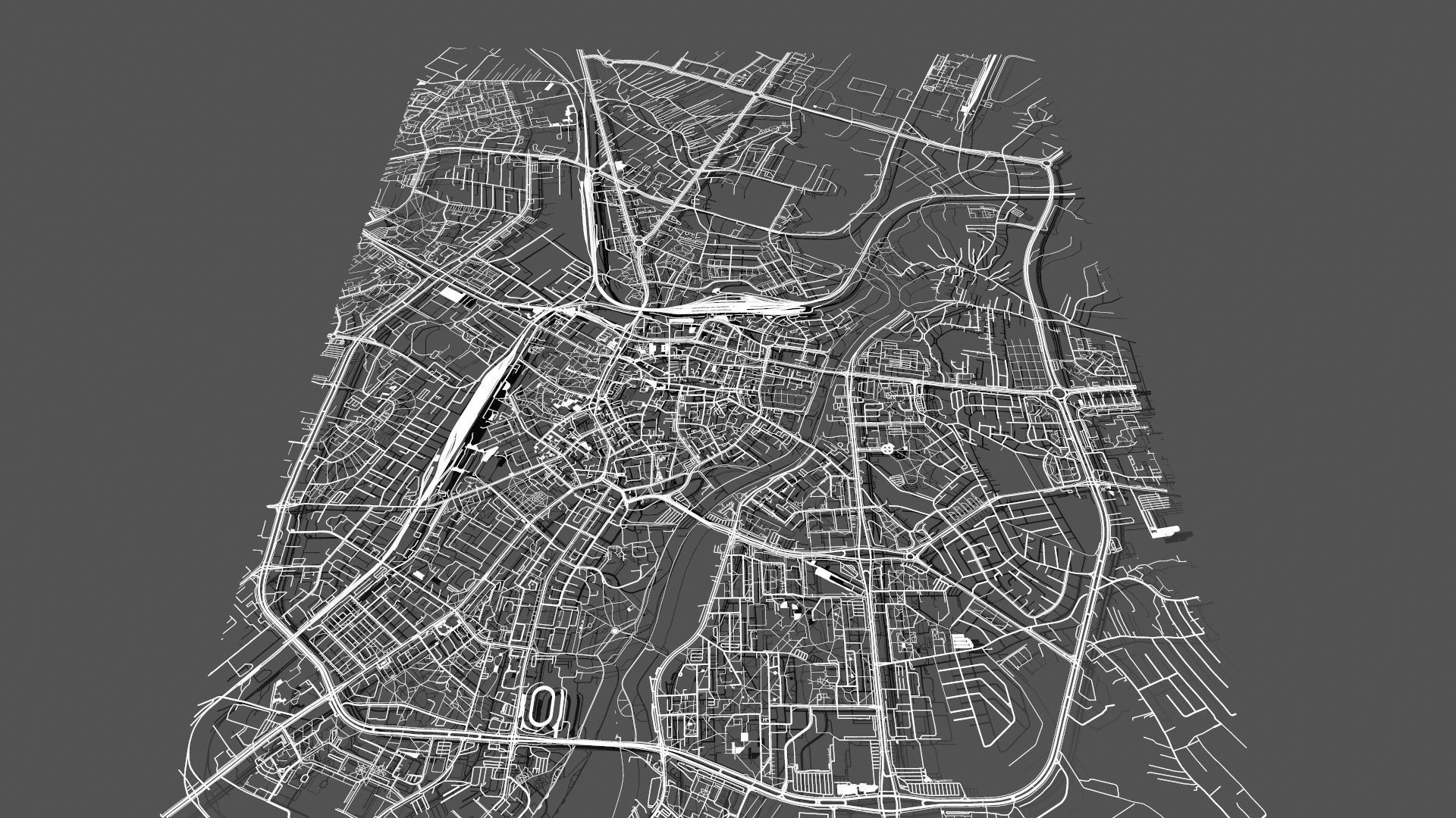 Cityscape Rzeszow Poland 3D model_16