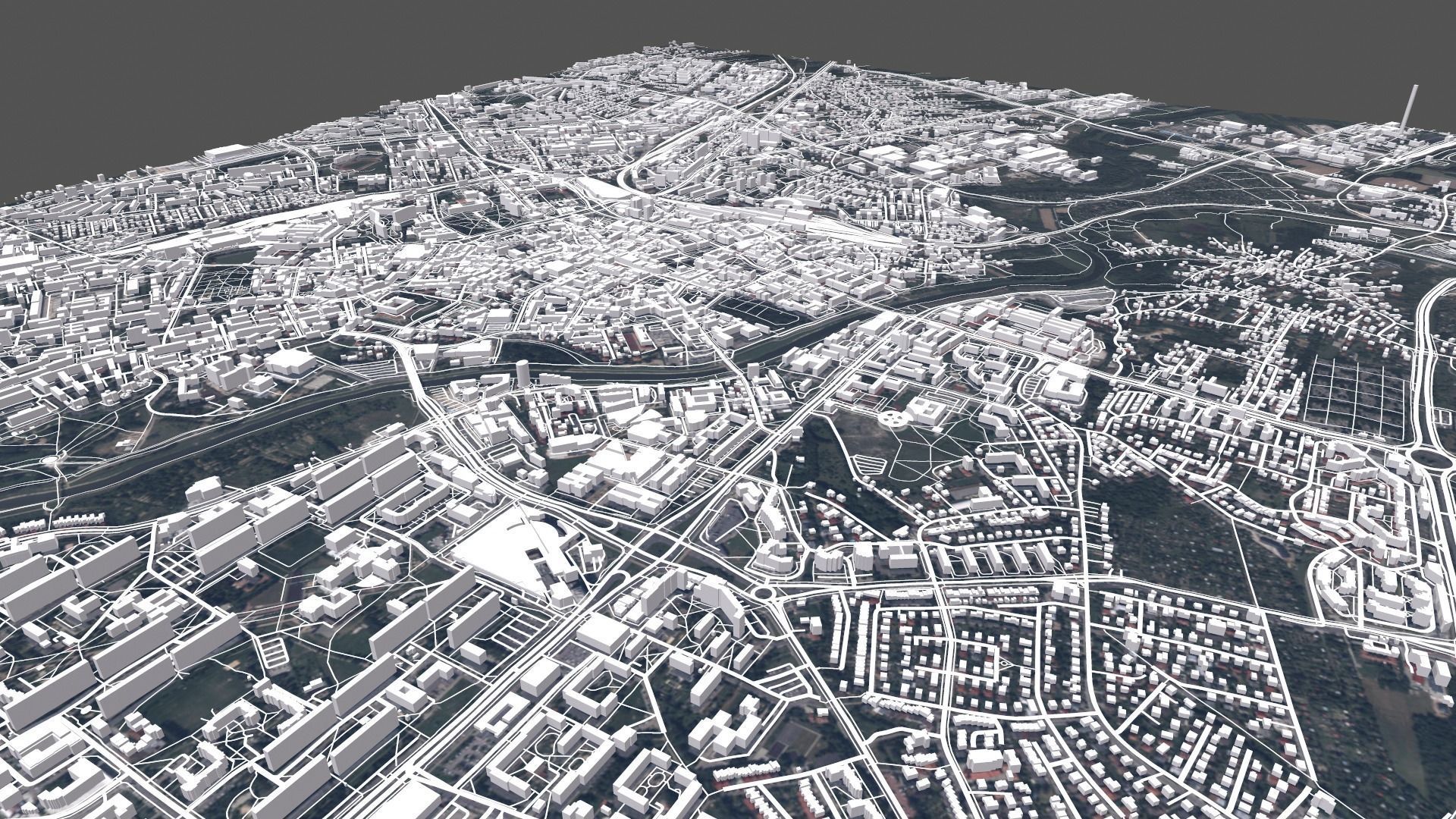 Cityscape Rzeszow Poland 3D model_10
