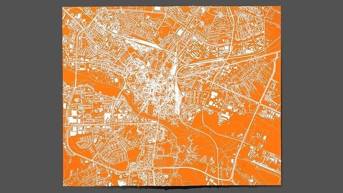 Cityscape Rzeszow Poland 3D model 4