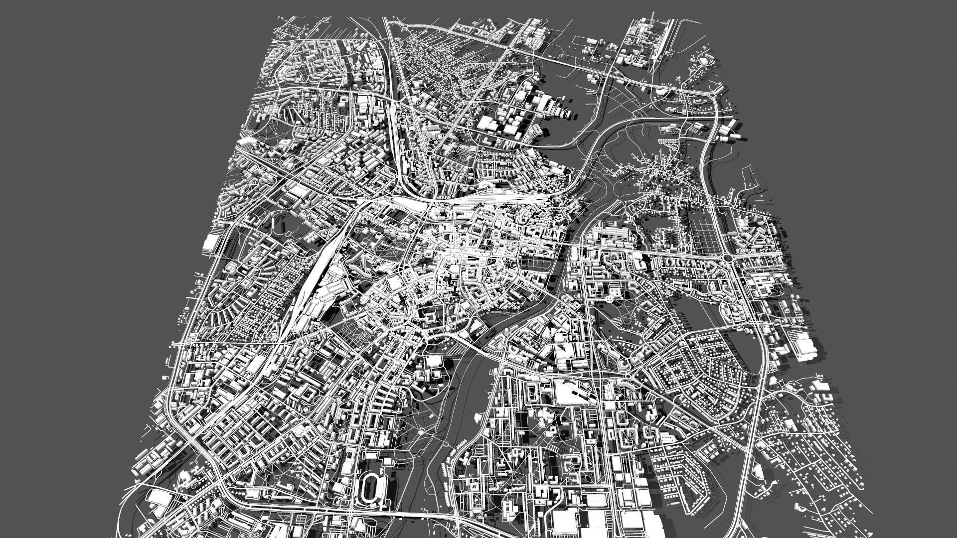 Cityscape Rzeszow Poland 3D model_9