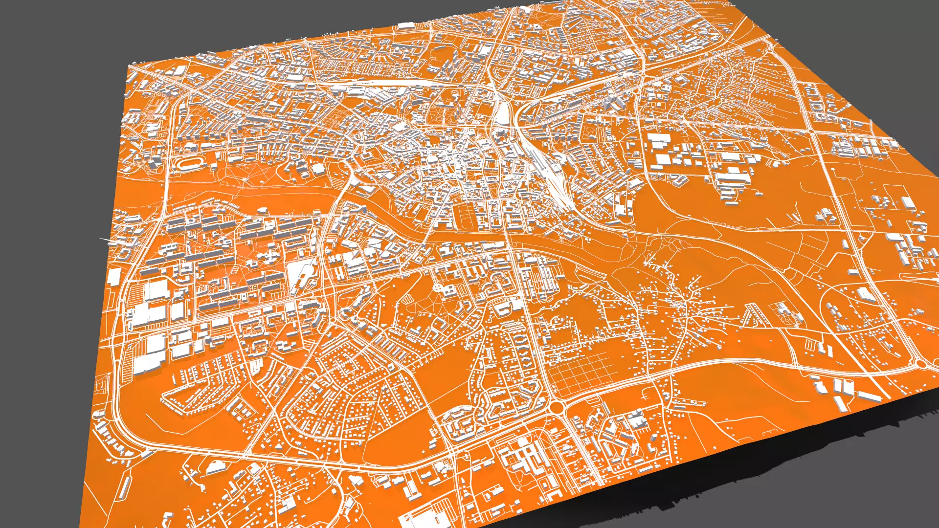 Cityscape Rzeszow Poland 3D model_0