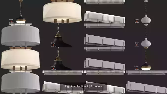 Lightin collection 1 gold pendant light 