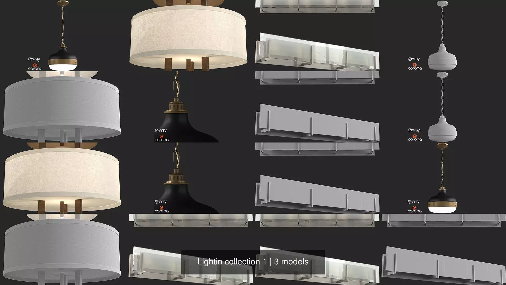 Lightin collection 1 gold pendant light _0