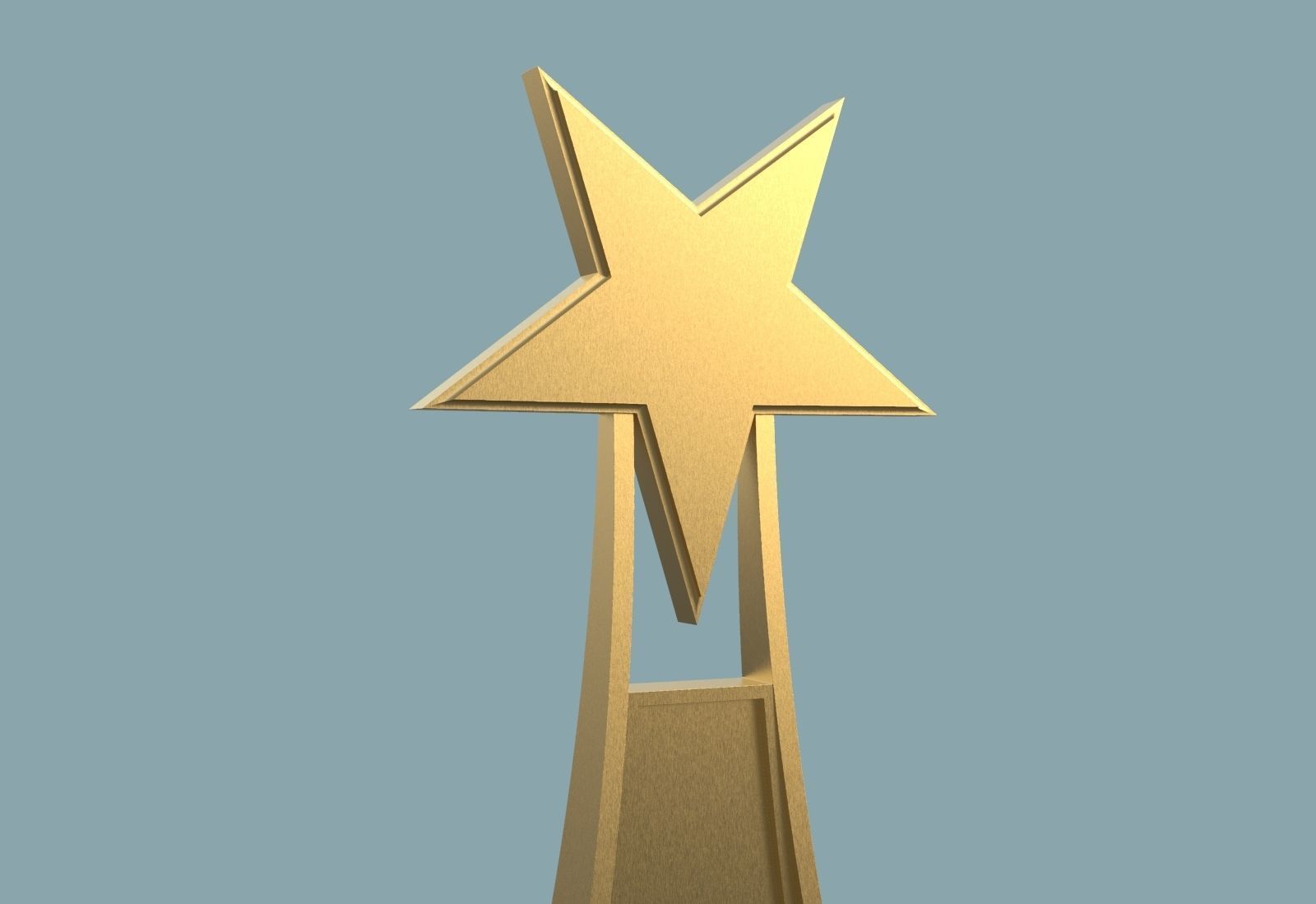 Star Award 3D print model_1