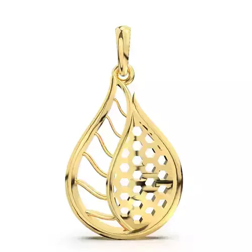 BIDYUT GOLD PENDANT 3D print model