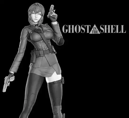 Major Motoko Kusanagi 3D print model