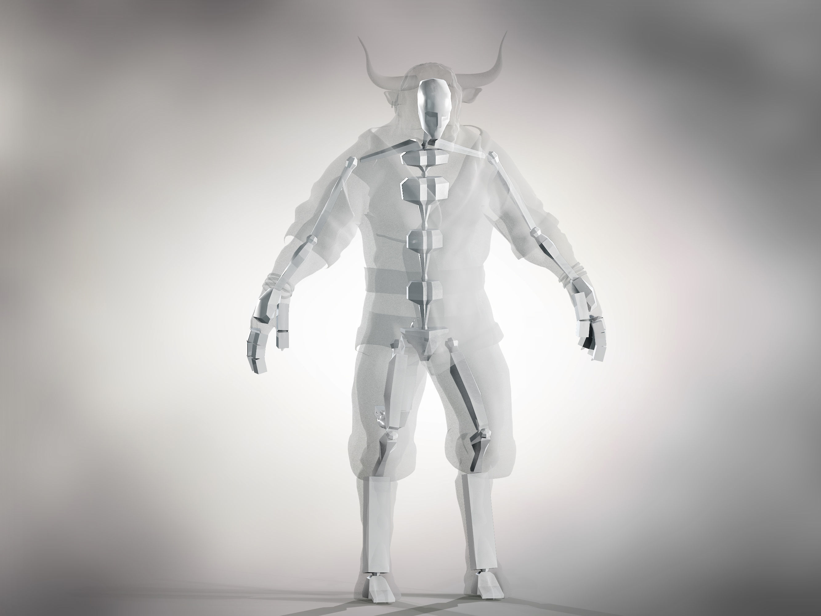 Rintrah  Low-poly 3D model_8