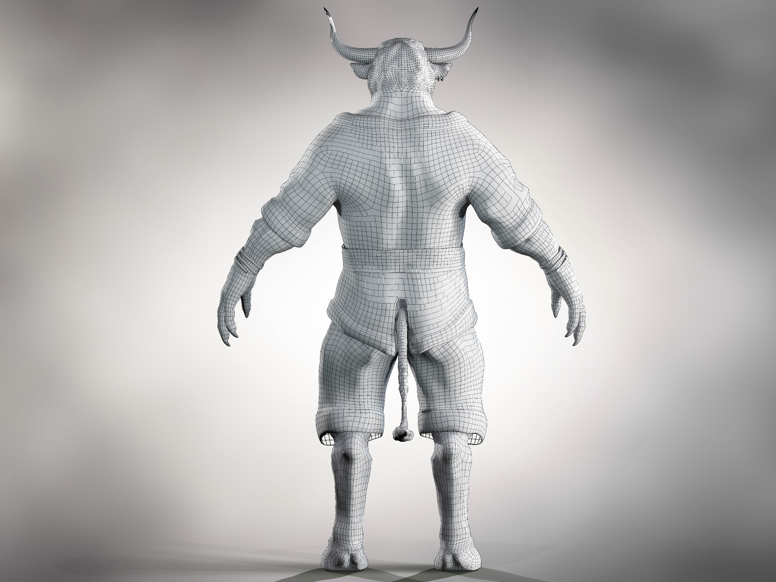 Rintrah  Low-poly 3D model_10