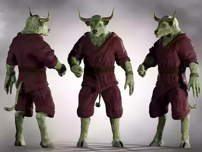 Rintrah  Low-poly 3D model