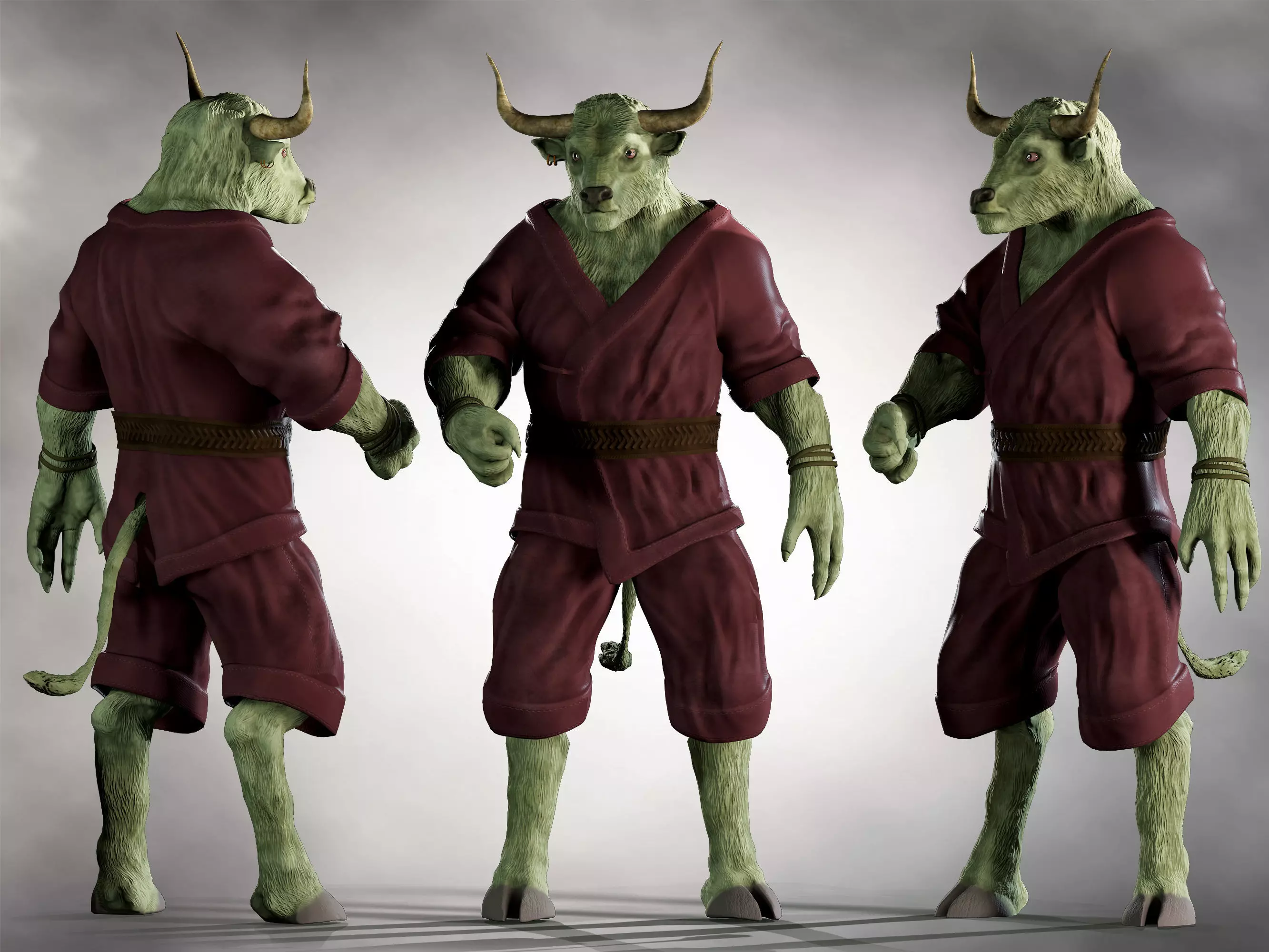 Rintrah  Low-poly 3D model_0