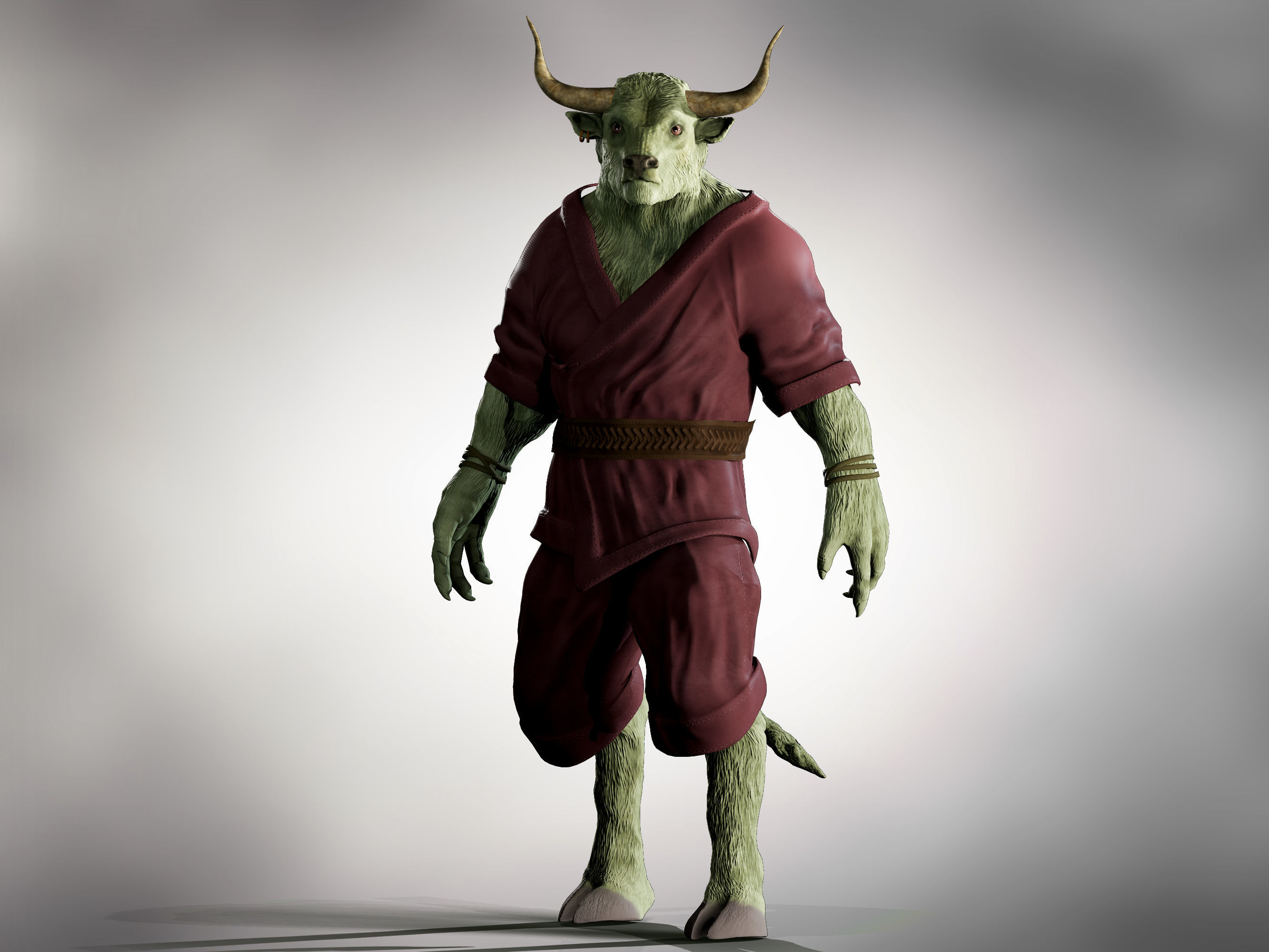 Rintrah  Low-poly 3D model_1