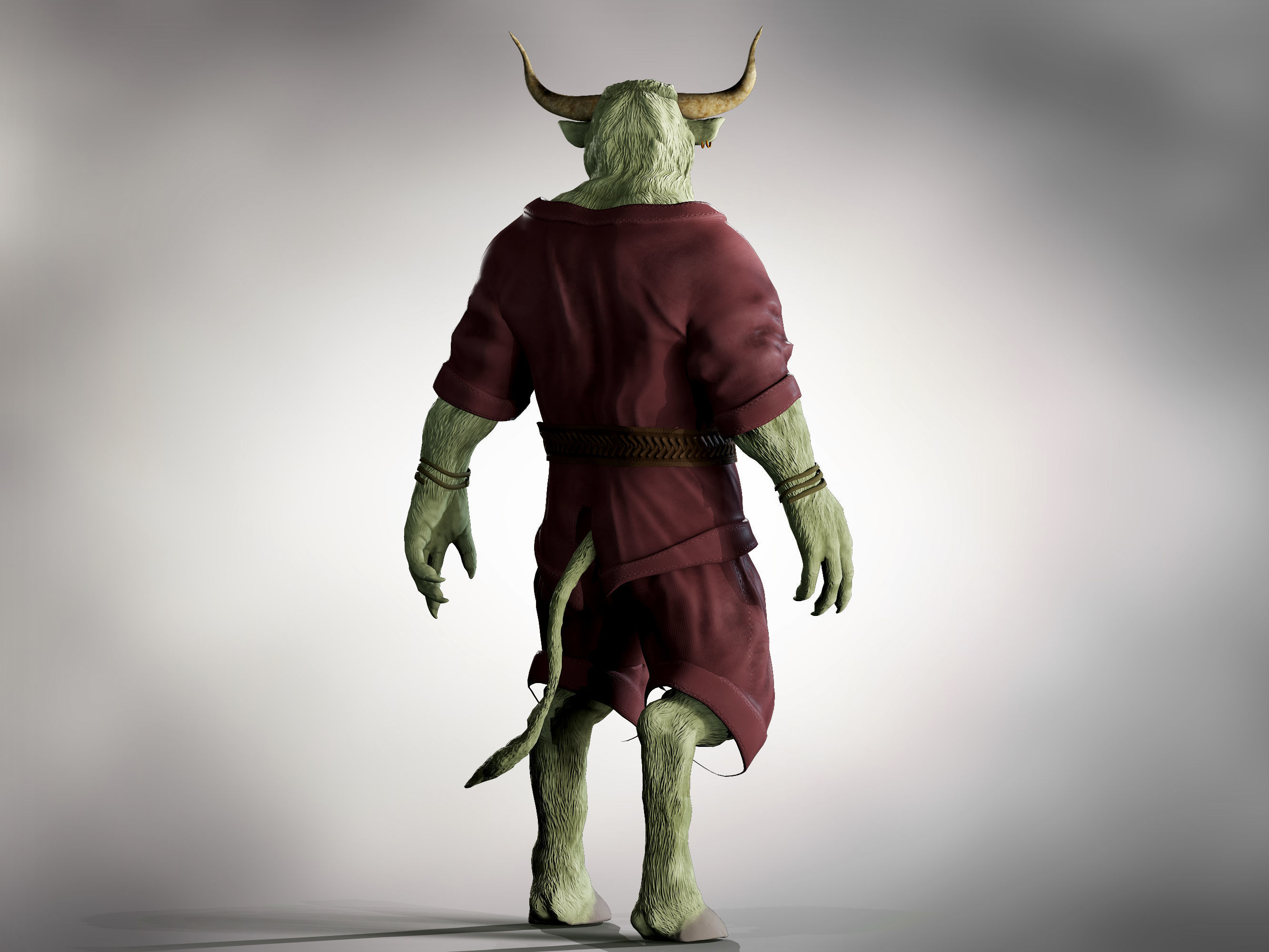 Rintrah  Low-poly 3D model_7