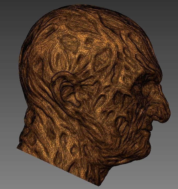 Freddy Krueger head - Printable impresion 3d 3D print model_5