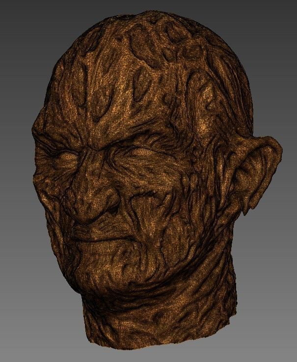 Freddy Krueger head - Printable impresion 3d 3D print model_2