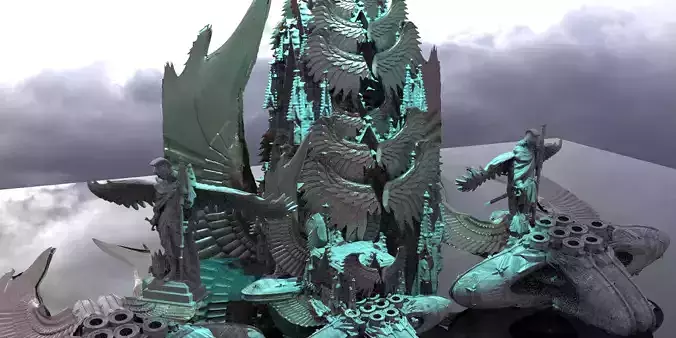 Angel High facility Advanced Base Kit bash