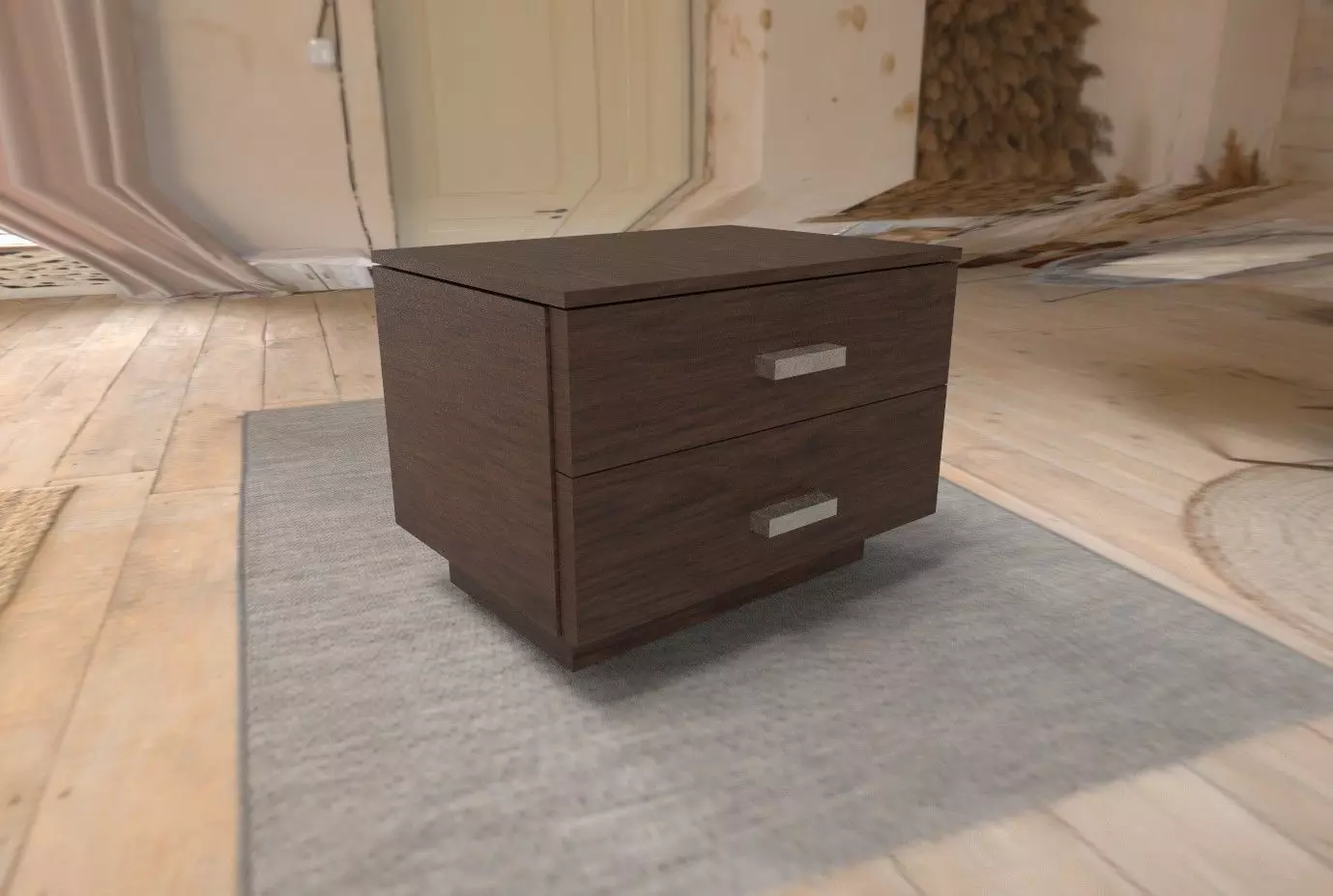 Bedside Table5 Low-poly 3D model