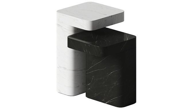 Petra Side Table by Retegui 3D model