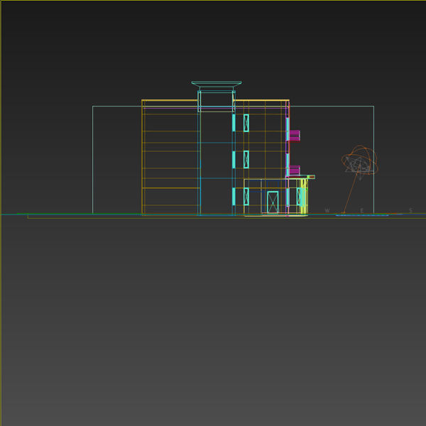 Apartment Building 3D model_17