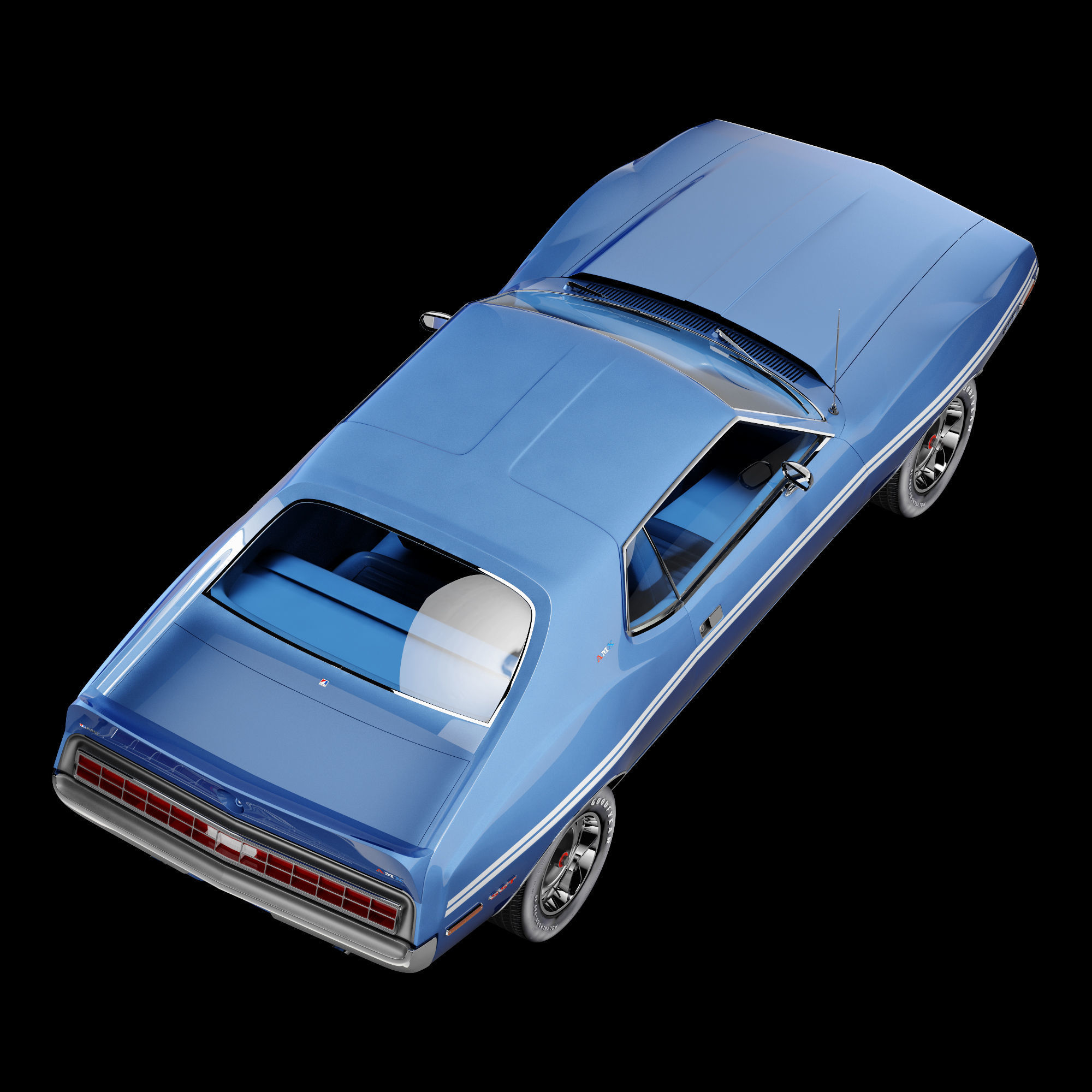 AMC AMX SST-1972 3D model_14