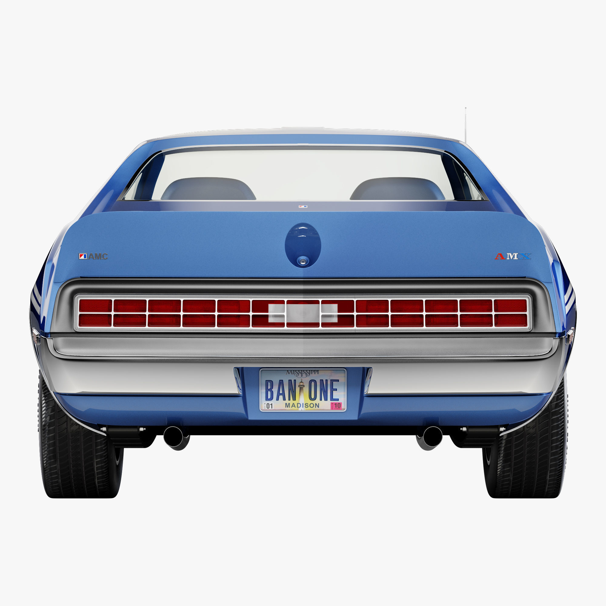 AMC AMX SST-1972 3D model_3