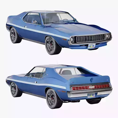 AMC AMX SST-1972 3D model