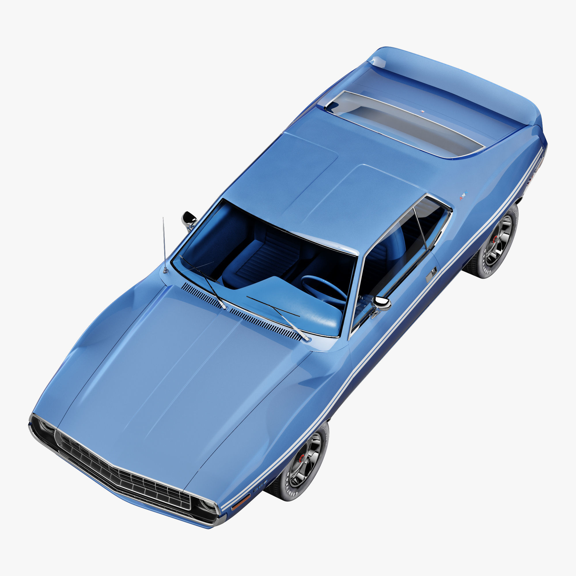 AMC AMX SST-1972 3D model_6