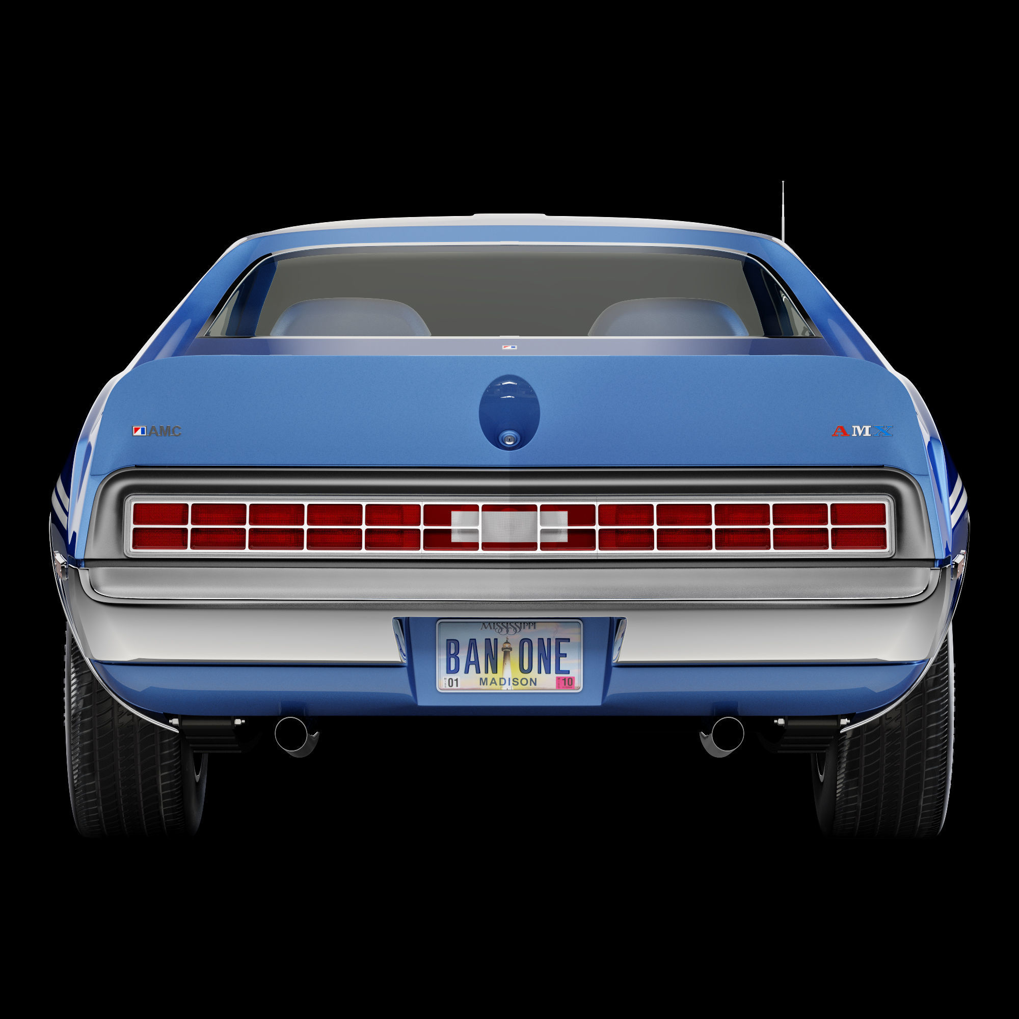 AMC AMX SST-1972 3D model_12