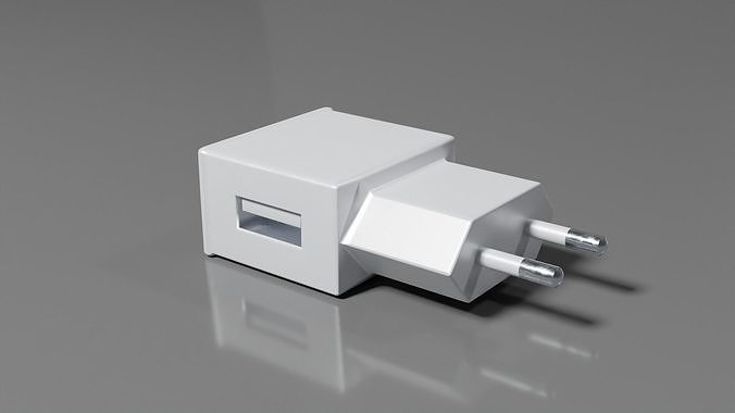 USB Mobile Phone Charger Samsung Free low-poly 3D model