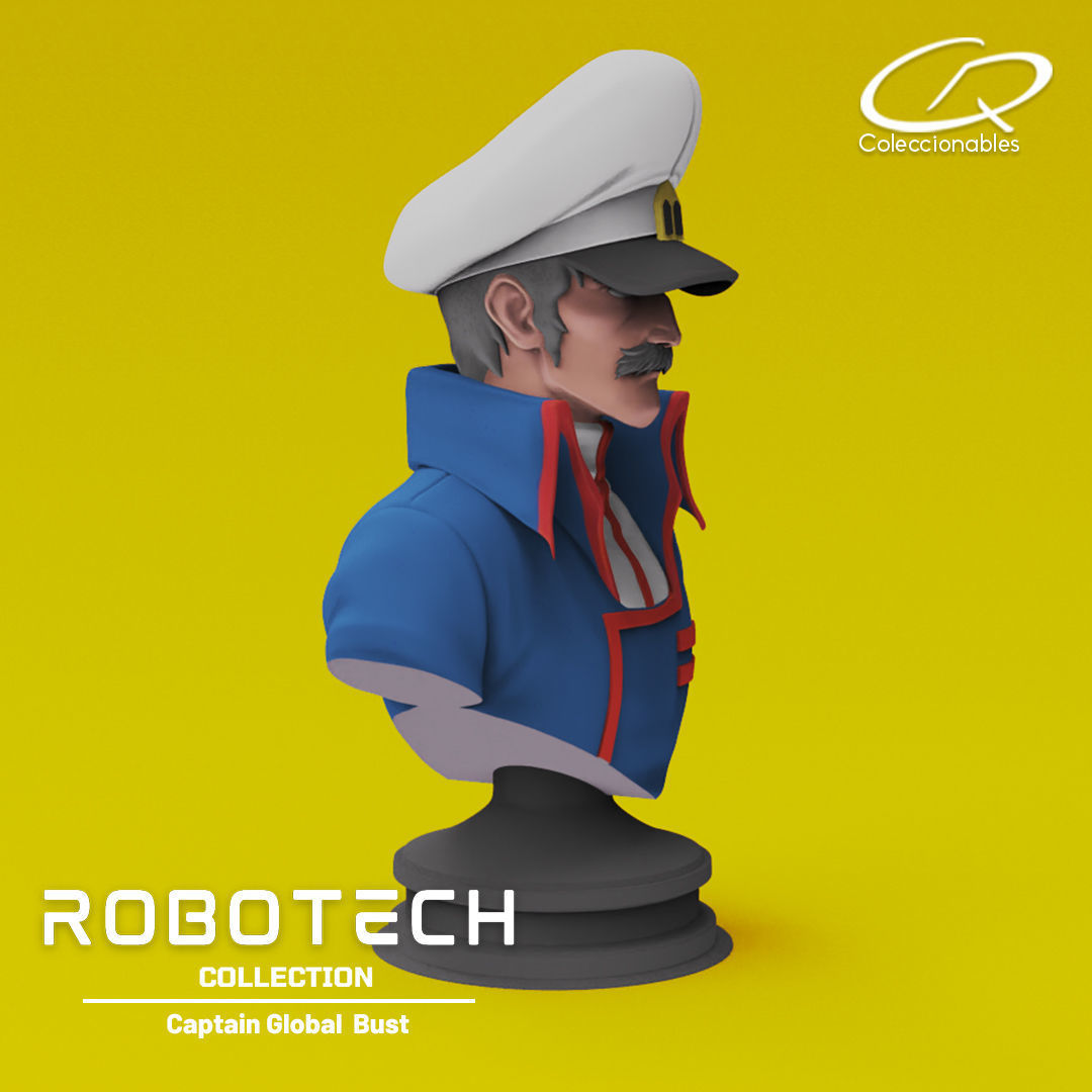 Anime Classics - Robotech - Captain Global 3D print model_1