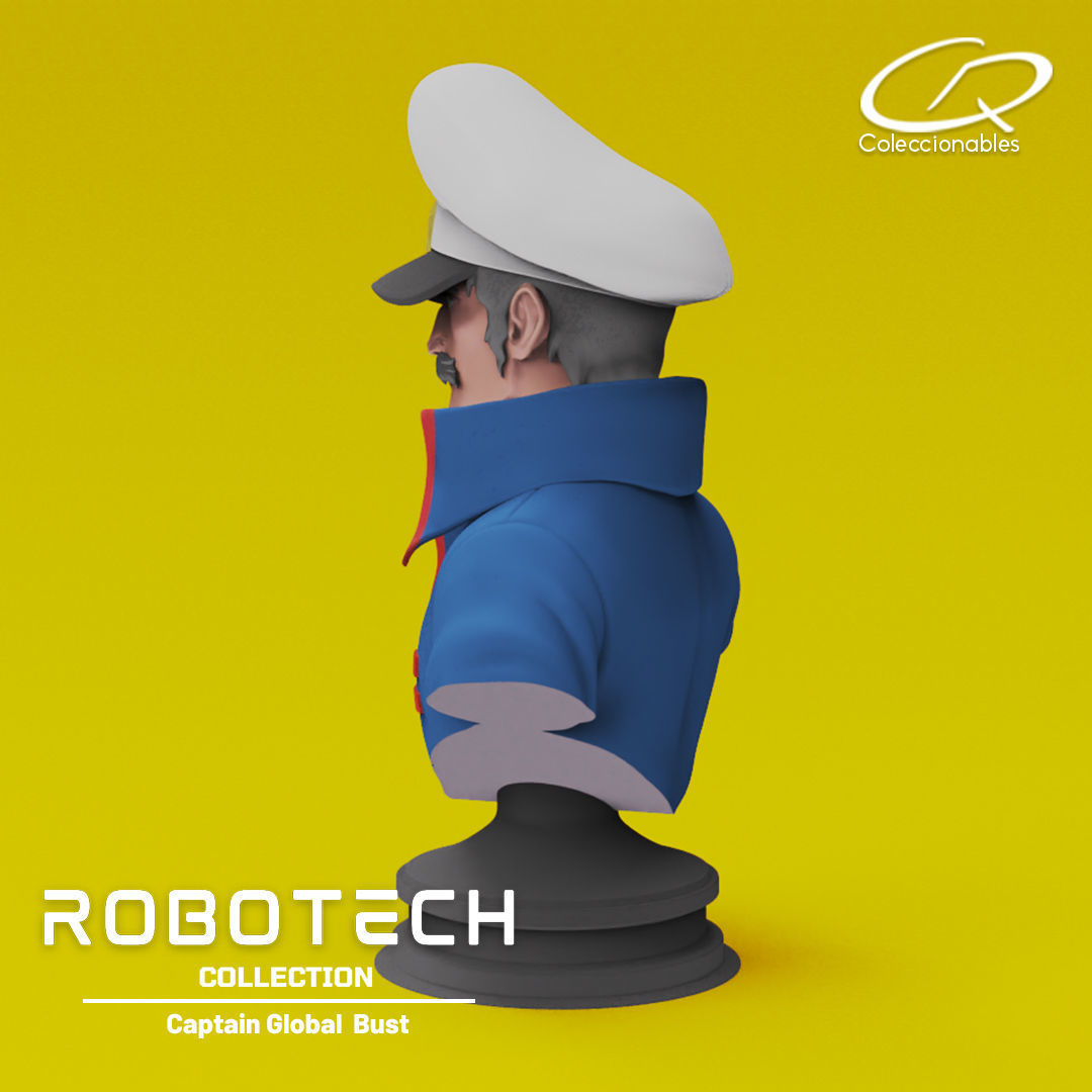 Anime Classics - Robotech - Captain Global 3D print model_3