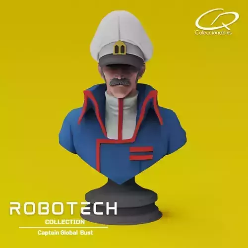 Anime Classics - Robotech - Captain Global 3D print model