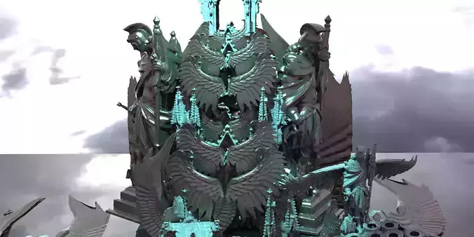 Angel City Energy generator Kit bash 3D model