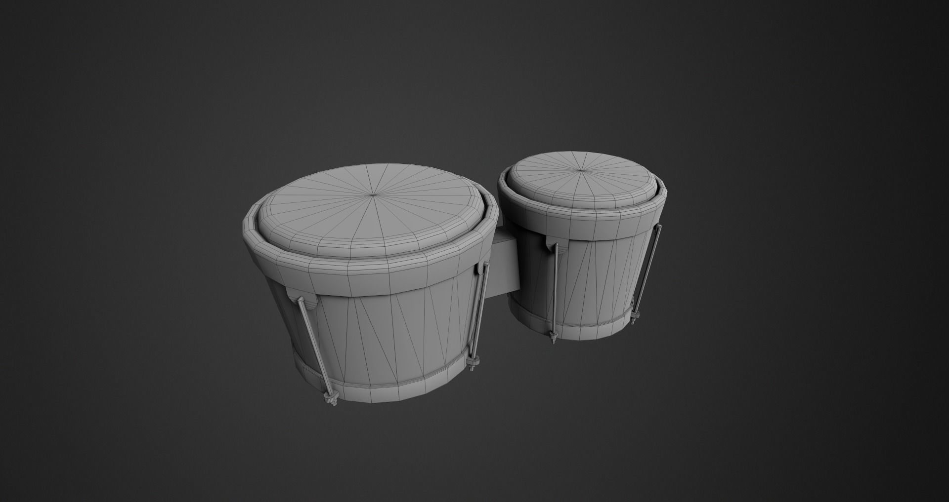 Low-Poly Musical Instruments Pack Low-poly 3D model_6