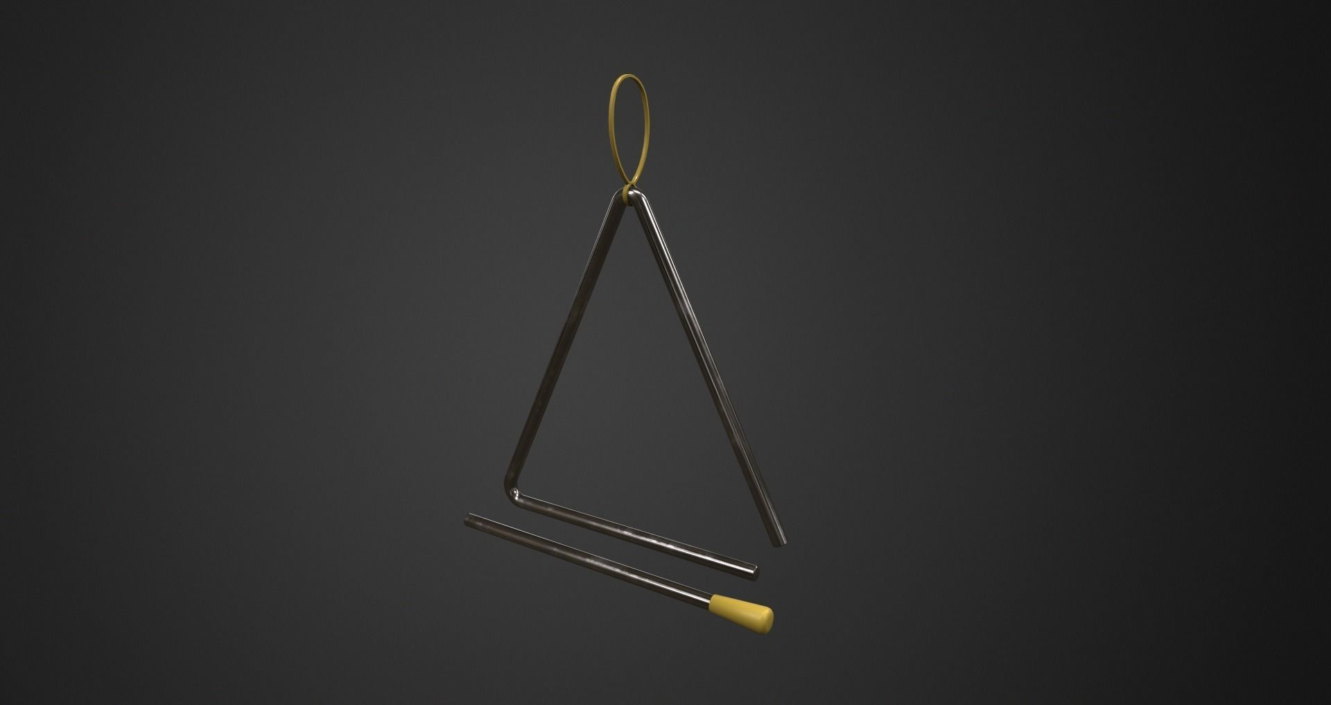 Low-Poly Musical Instruments Pack Low-poly 3D model_39