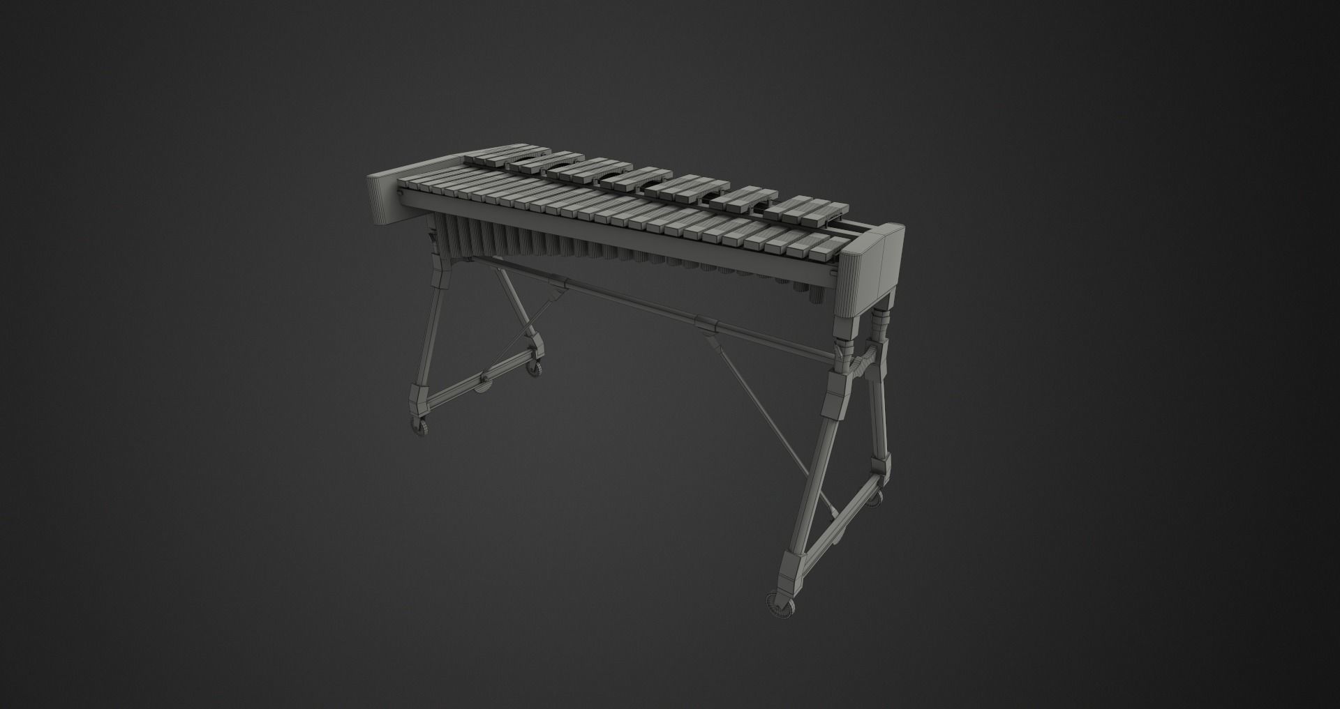 Low-Poly Musical Instruments Pack Low-poly 3D model_48