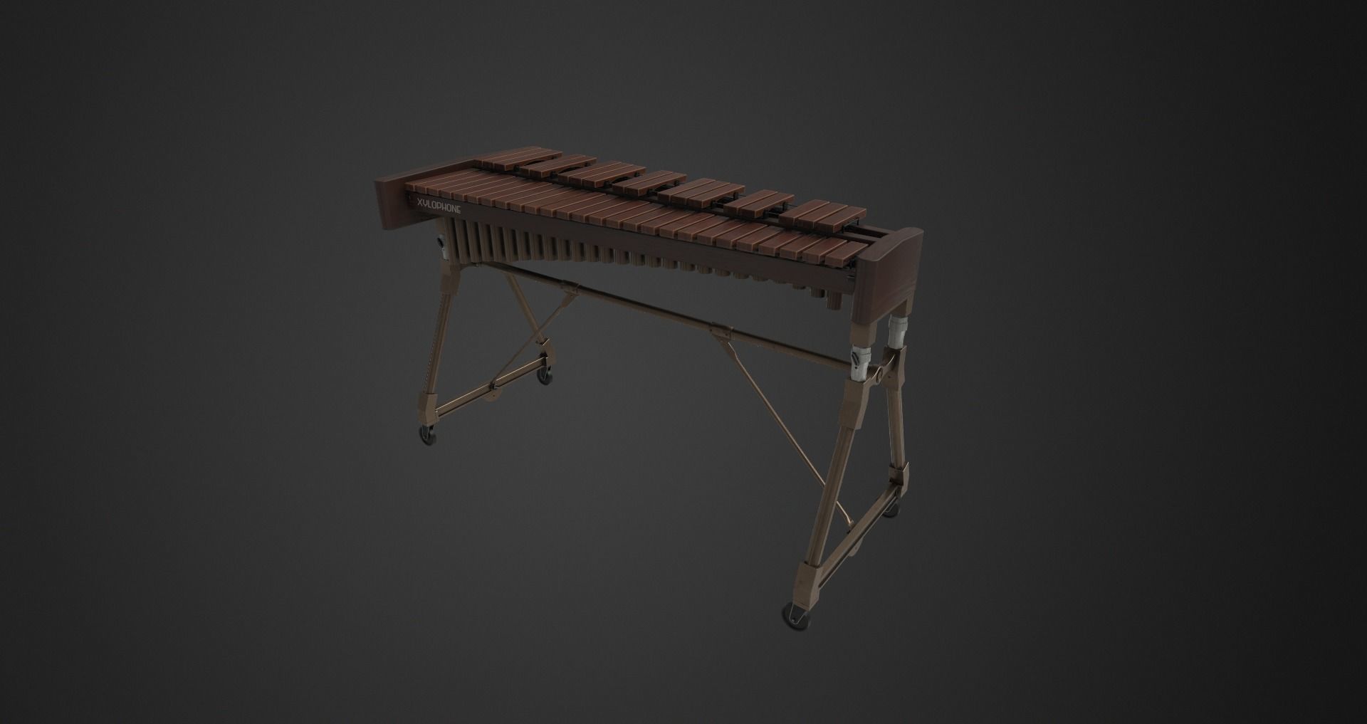 Low-Poly Musical Instruments Pack Low-poly 3D model_47