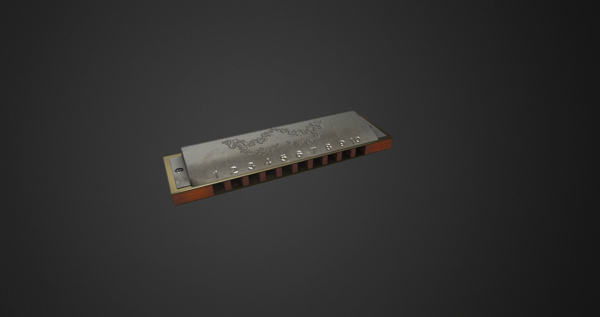 Low-Poly Musical Instruments Pack Low-poly 3D model_17