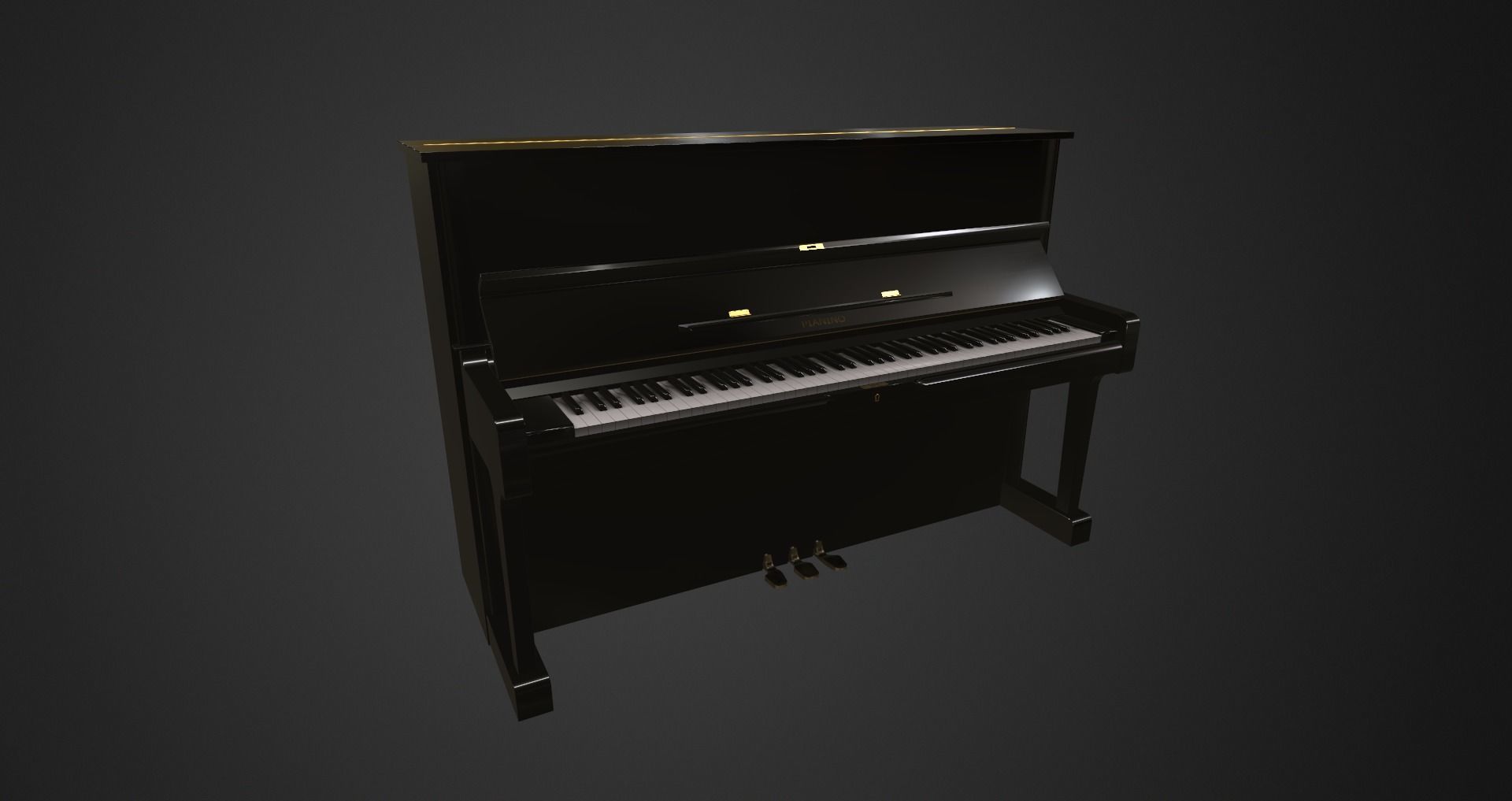 Low-Poly Musical Instruments Pack Low-poly 3D model_29