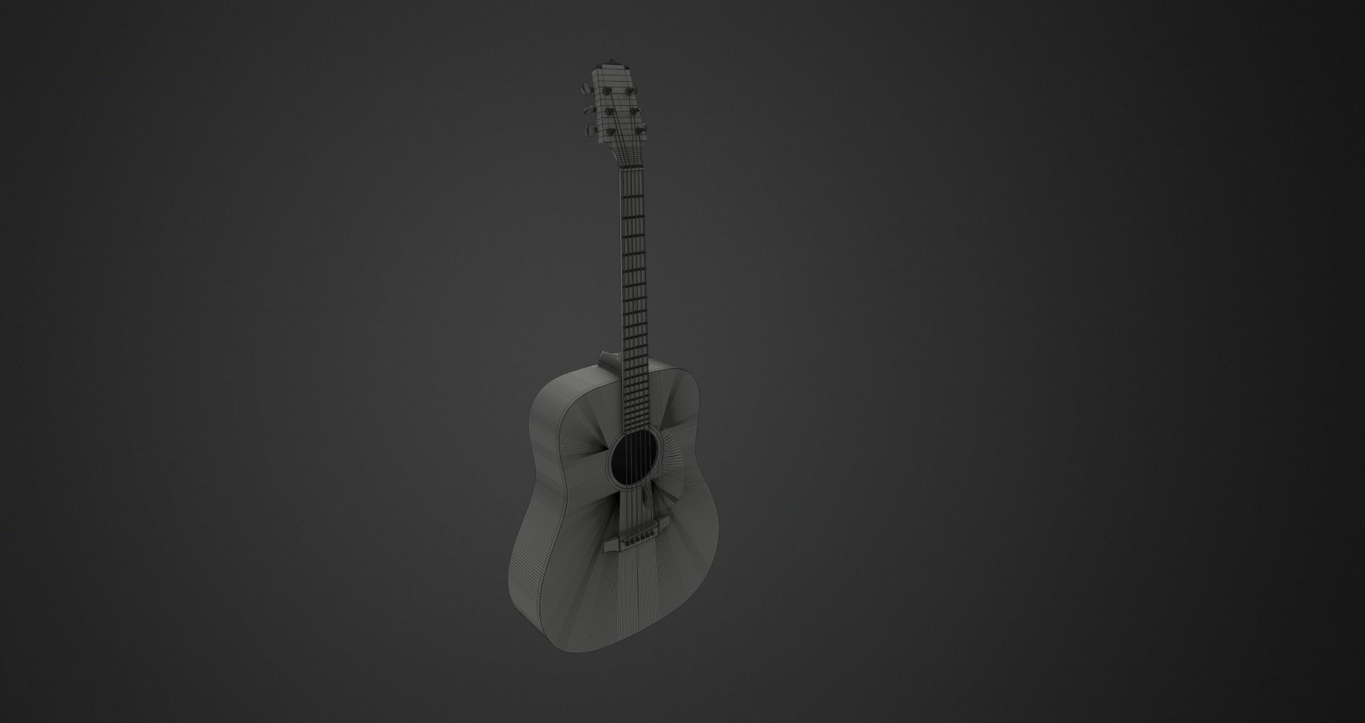 Low-Poly Musical Instruments Pack Low-poly 3D model_2