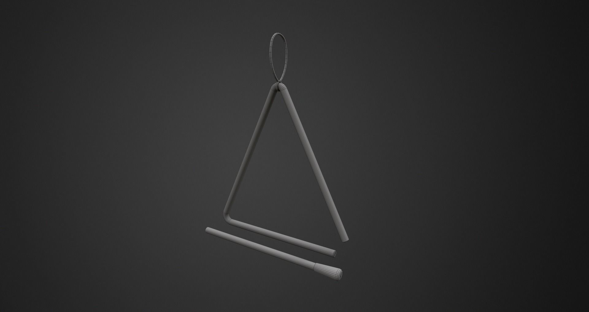 Low-Poly Musical Instruments Pack Low-poly 3D model_40