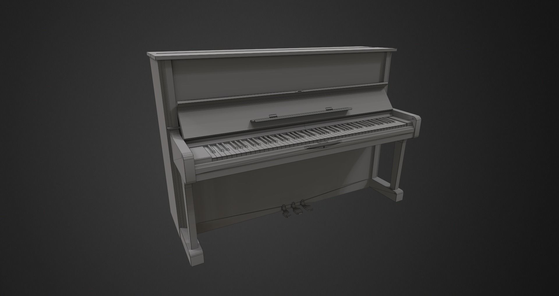 Low-Poly Musical Instruments Pack Low-poly 3D model_30
