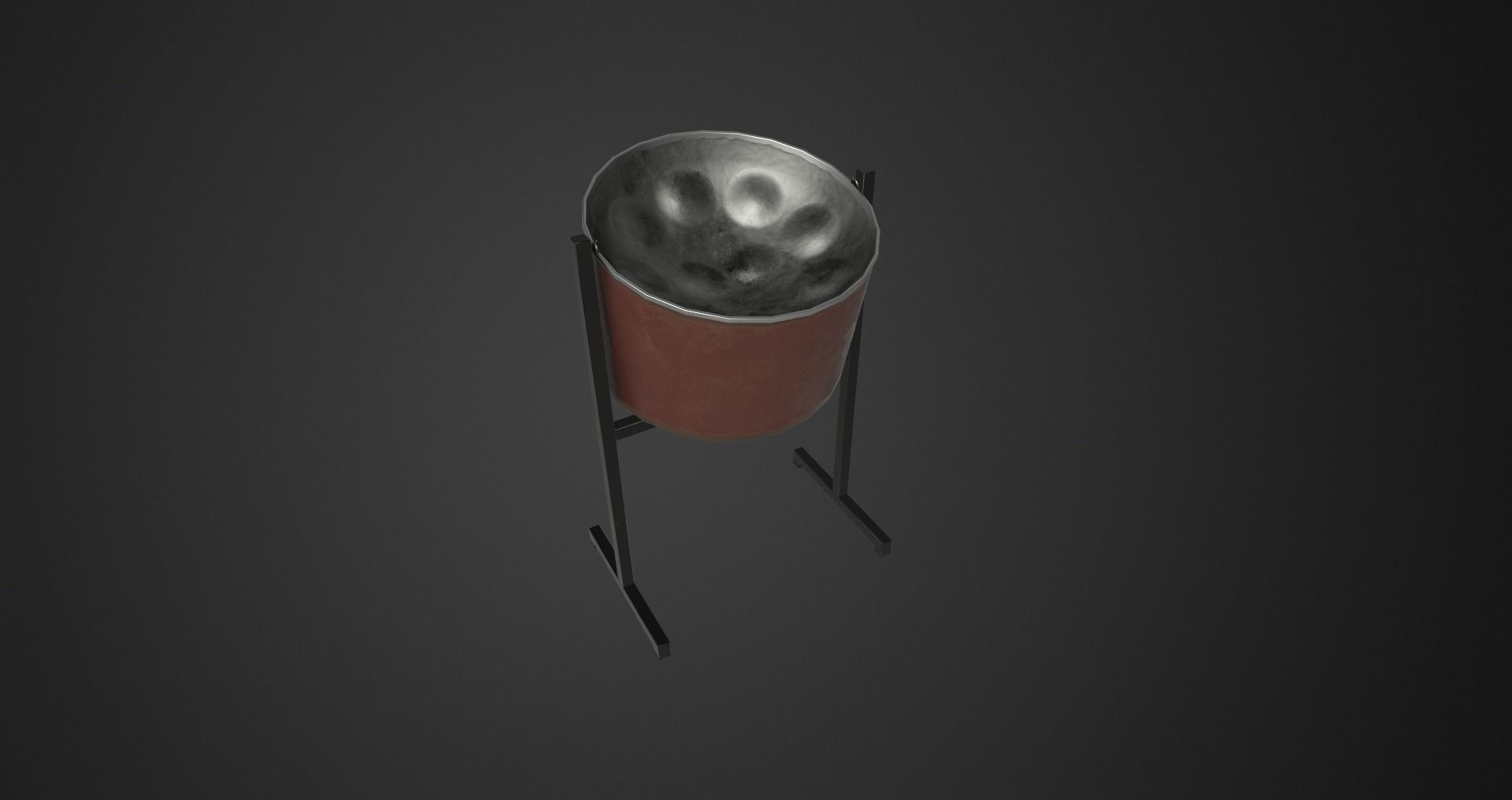 Low-Poly Musical Instruments Pack Low-poly 3D model_33