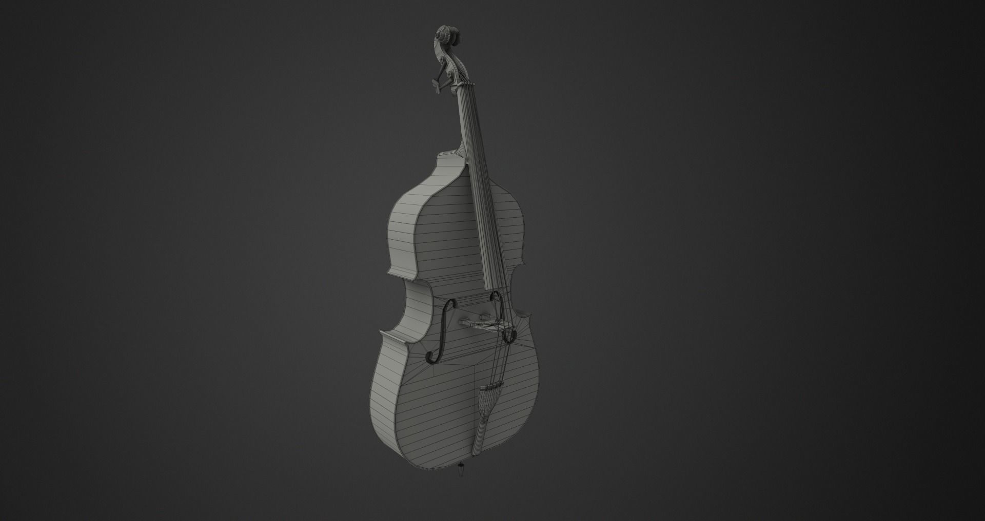 Low-Poly Musical Instruments Pack Low-poly 3D model_12